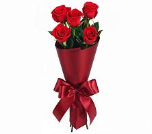 Букет 5 Красных роз Эдлесс Лав в Красноборске