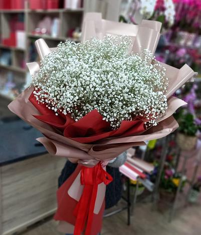 Букет цветов из: Гипсофила в Красноборске