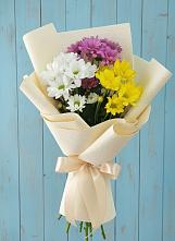 Букет цветов из:  Хризантемы в Красноборске
