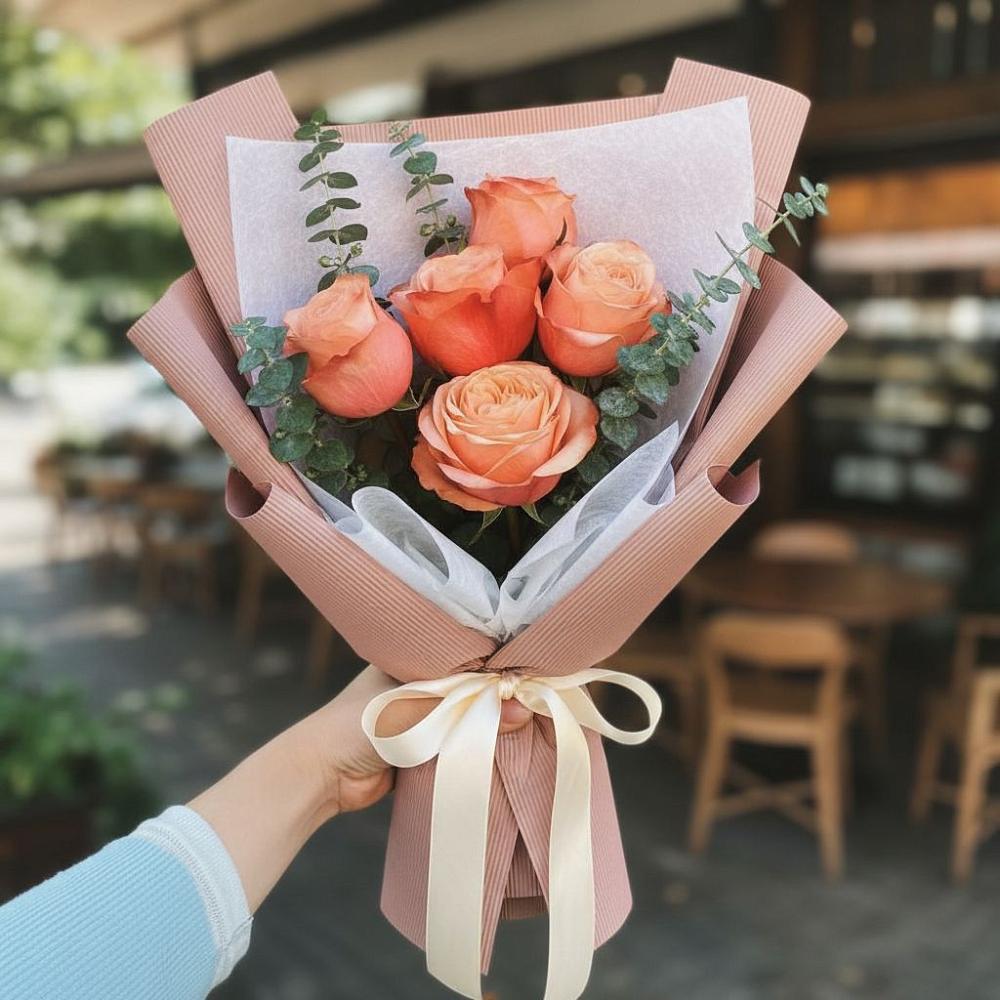 Букет цветов из: Розы в Красноборске