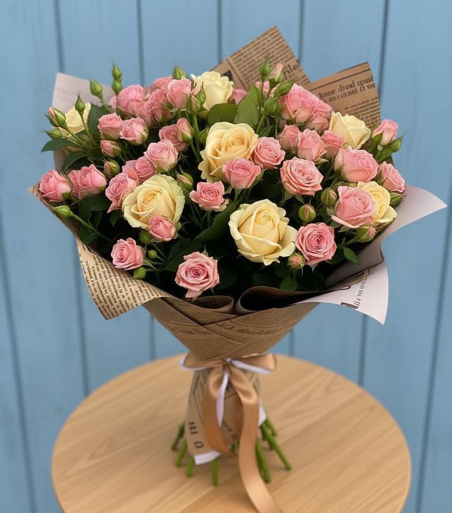 Букет цветов из: Розы в Красноборске