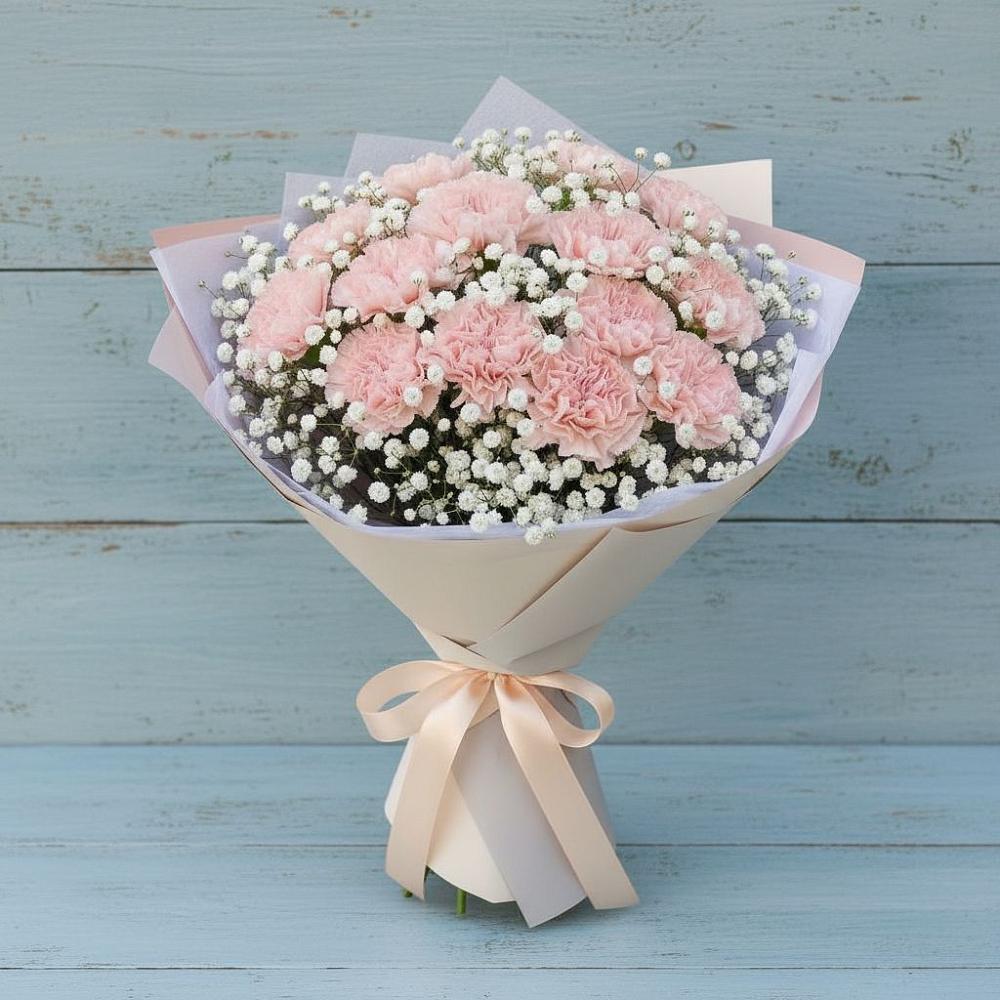 Букет цветов из: Гвоздики в Красноборске