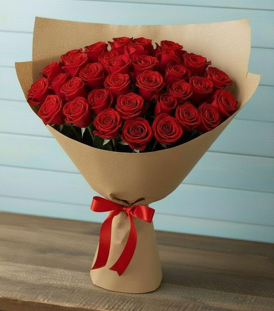 Букет Красные розы Милано в Красноборске