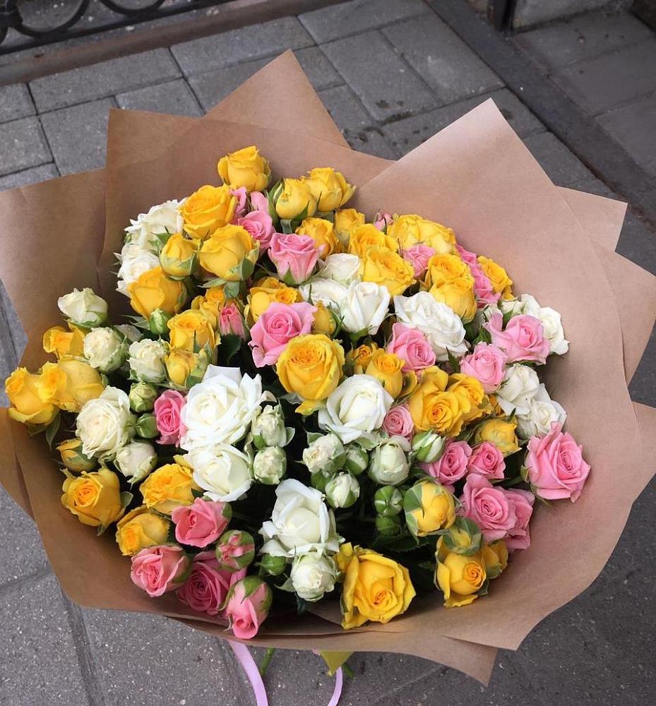 Букет цветов из: Розы в Красноборске