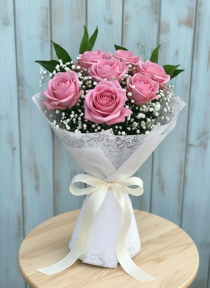 Букет цветов из: Розы в Красноборске