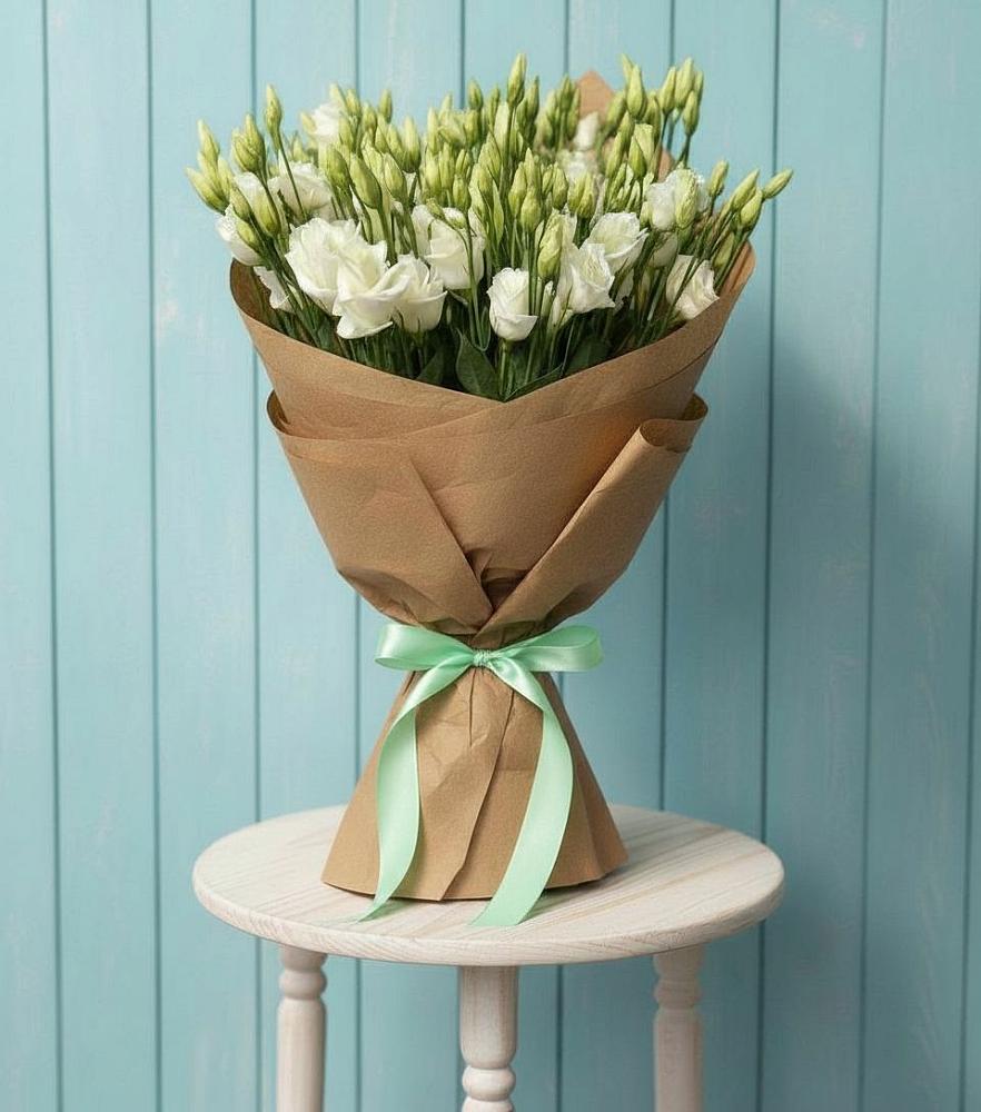 Букет цветов из: Лизиантусы в Красноборске