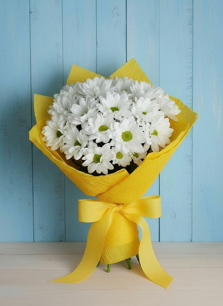 Букет цветов из: Хризантемы в Красноборске