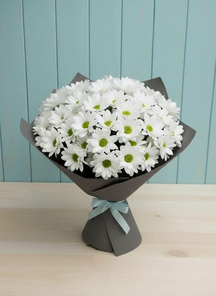 Букет цветов из: Хризантемы в Красноборске