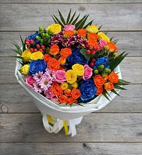 Букет цветов из:  Розы и Хризантемы #REPLACE_PRED# Красноборске
