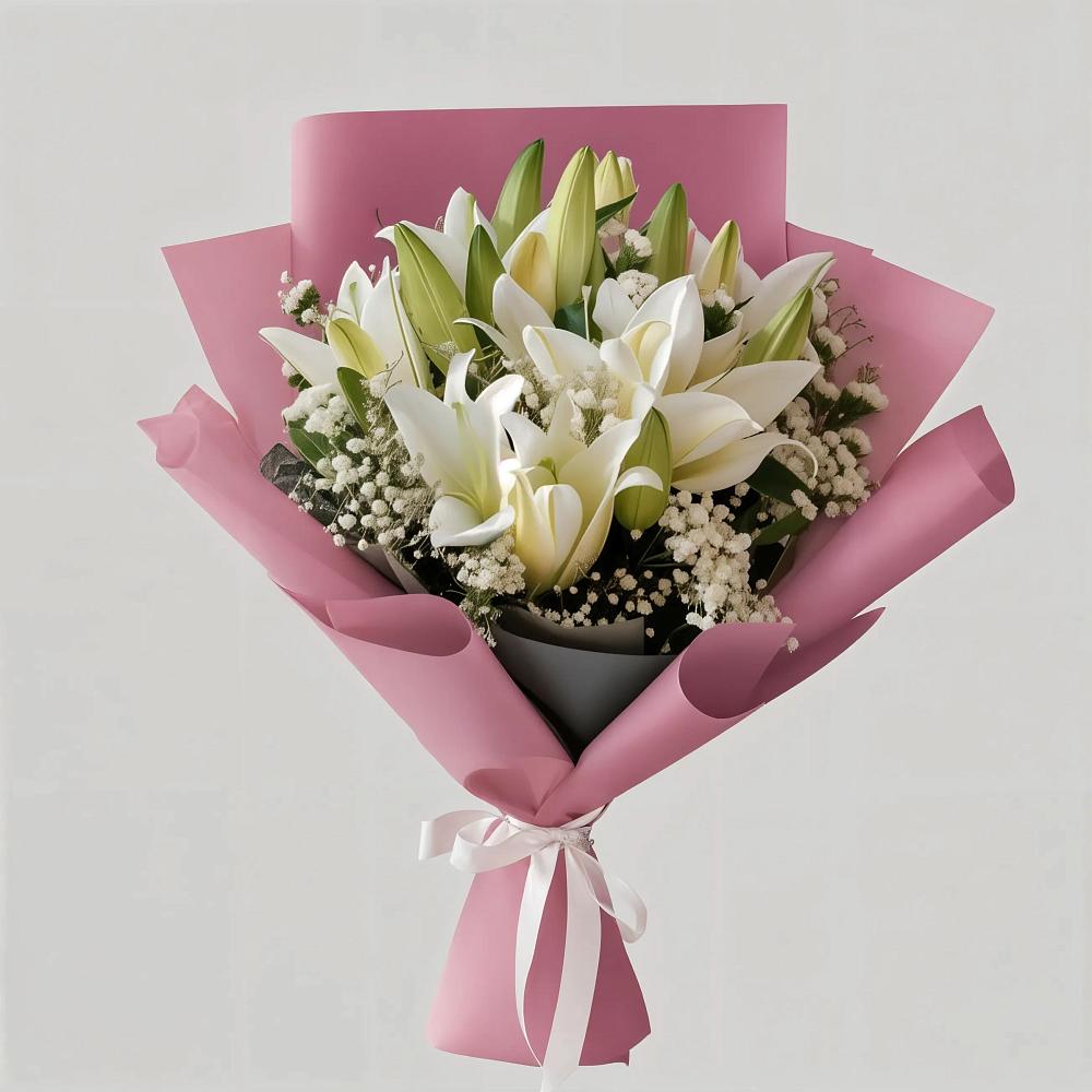 Букет цветов из: Лилии в Красноборске