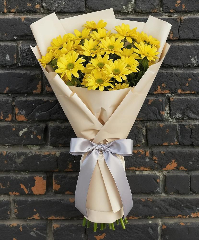 Букет цветов из: Хризантемы в Красноборске