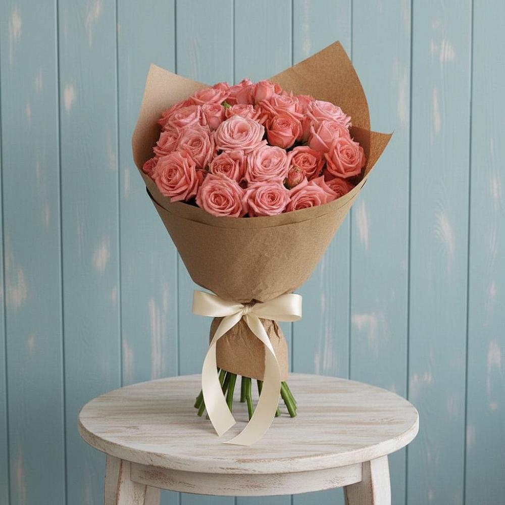 Букет цветов из: Розы в Красноборске