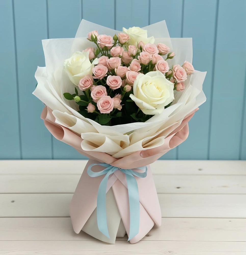 Букет цветов из: Розы в Красноборске