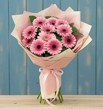 Букет цветов из:  Герберы в Красноборске