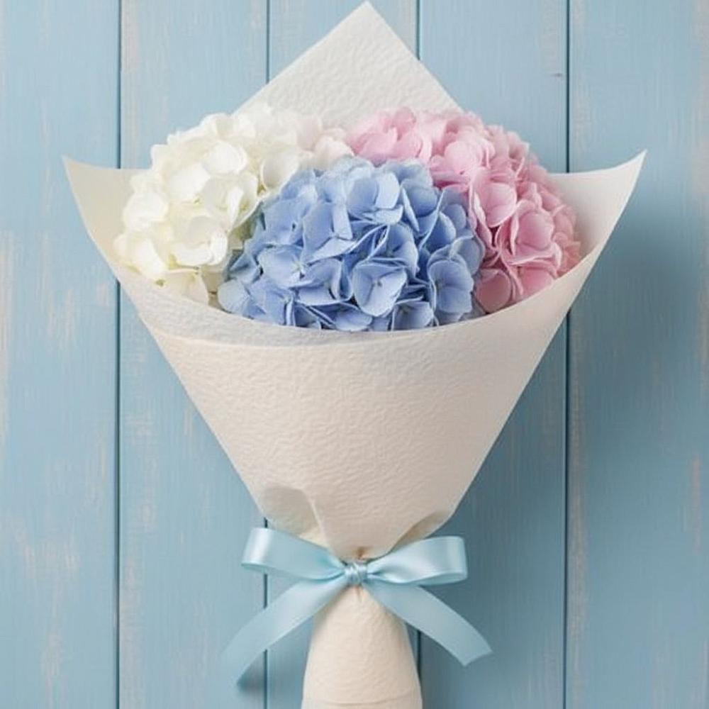 Букет цветов из: Гортензия в Красноборске